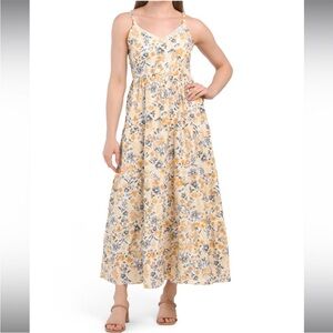 NWT RACHEL ZOE Strappy Floral Printed Tiered Dress With Straps